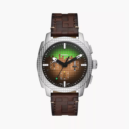 Minecraft x Fossil Limited-Edition Grass Block Chronograph Watch - LE1206