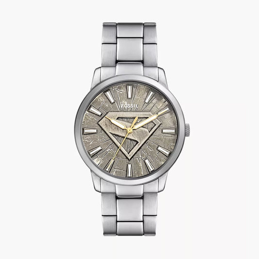 Superman x Fossil Limited-Edition S-Shield Watch Set