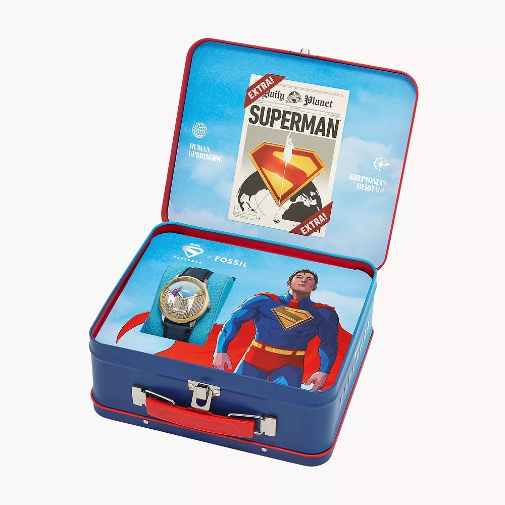Superman x Fossil Limited-Edition Metropolis Watch Set - LE1208SET