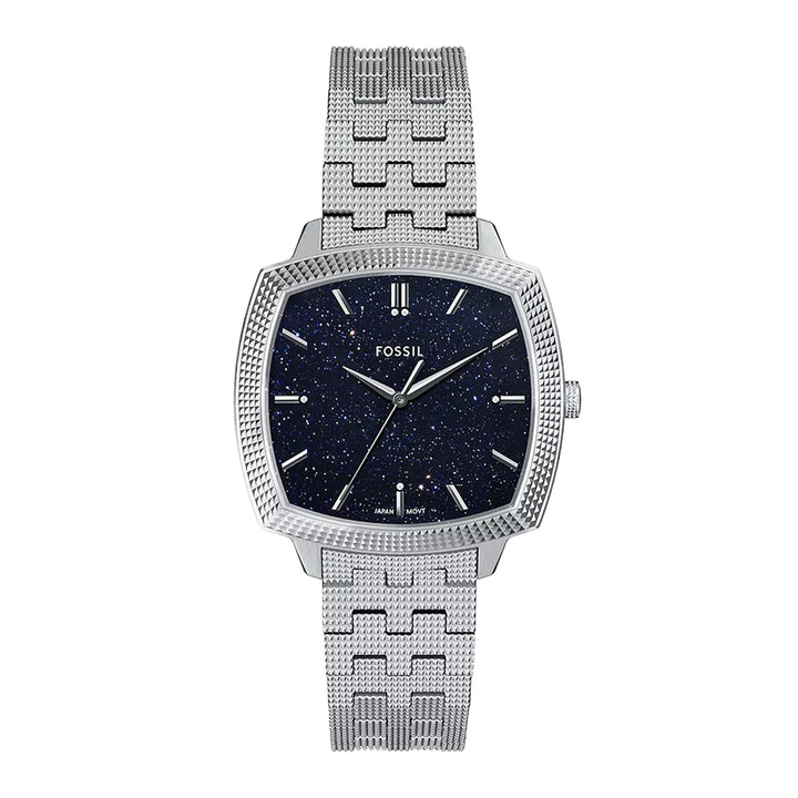 Fossil Unisex Nick Jonas x Fossil Machine Luxe Aventurine Three-Hand Stainless Steel Watch