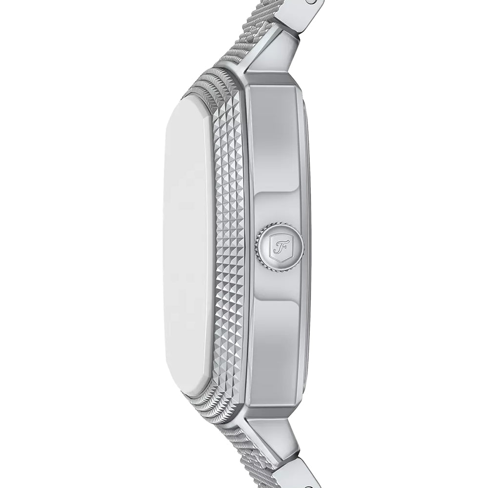 Fossil Unisex Nick Jonas x Fossil Machine Luxe Aventurine Three-Hand Stainless Steel Watch