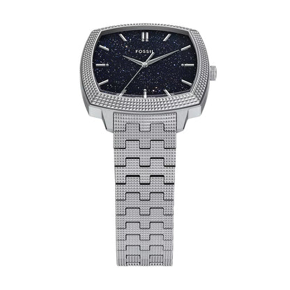 Fossil Unisex Nick Jonas x Fossil Machine Luxe Aventurine Three-Hand Stainless Steel Watch