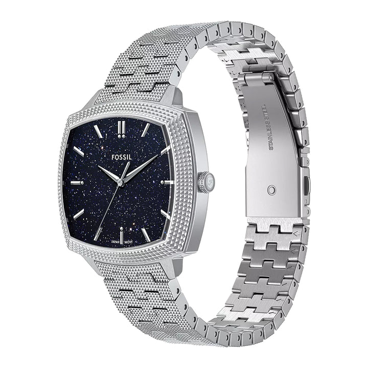 Fossil Unisex Nick Jonas x Fossil Machine Luxe Aventurine Three-Hand Stainless Steel Watch