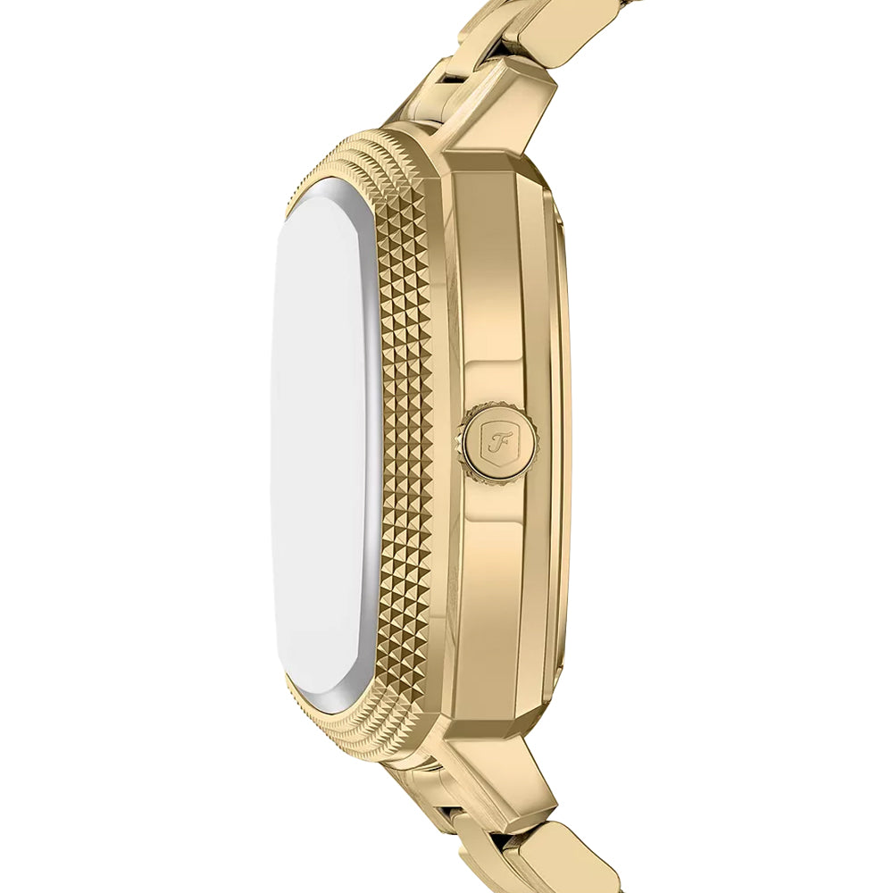 Fossil Unisex Nick Jonas x Fossil Machine Luxe Automatic Gold-Tone Stainless Steel Watch