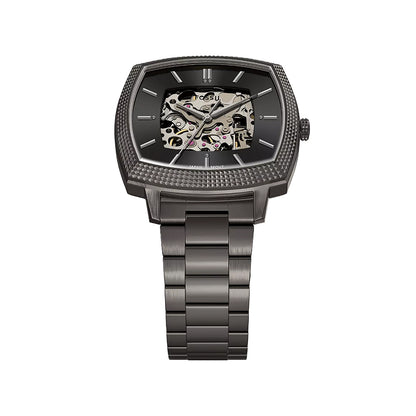 Fossil Unisex Nick Jonas x Fossil Machine Luxe Automatic Gunmetal Stainless Steel Watch - LE1219