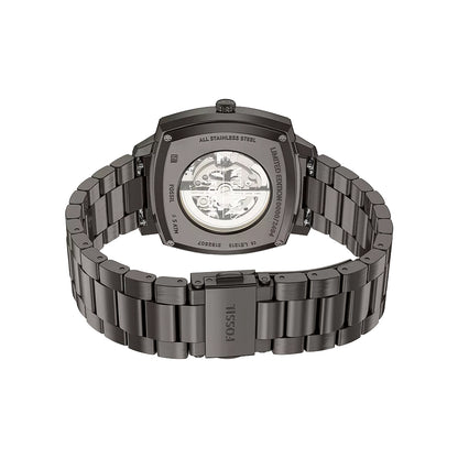 Fossil Unisex Nick Jonas x Fossil Machine Luxe Automatic Gunmetal Stainless Steel Watch - LE1219