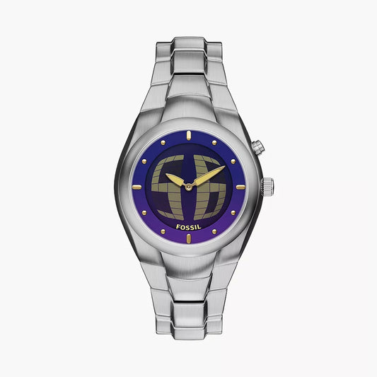 Fossil Men's Y2K Big Tic 40MM Stainless Steel Watch
