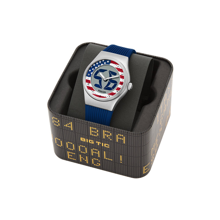 Fossil Men's World Flags Big Tic USA Watch