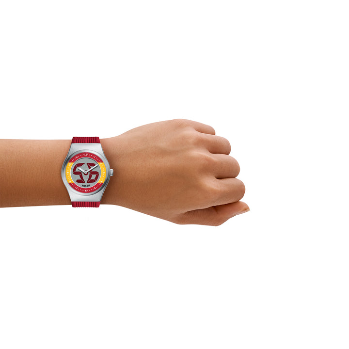 Fossil Men's World Flags Big Tic Spain Watch