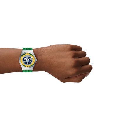 Fossil Men's World Flags Big Tic Brazil Watch