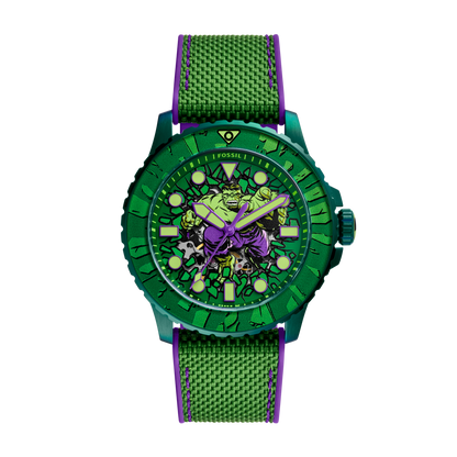 Marvel x Fossil Limited-Edition Incredible Hulk Automatic Watch