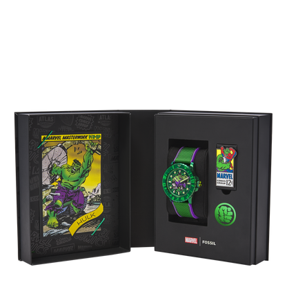 Marvel x Fossil Limited-Edition Incredible Hulk Automatic Watch
