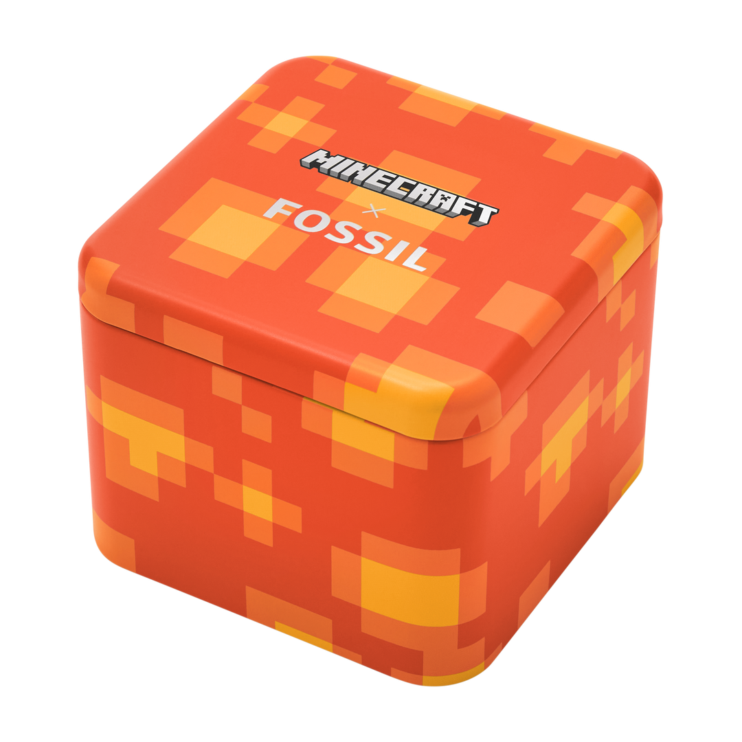 Fossil Men's Minecraft x Fossil Limited-Edition The Nether 44mm Chronograph Watch
