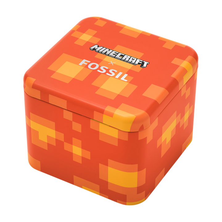 Fossil Men's Minecraft x Fossil Limited-Edition The Nether 44mm Chronograph Watch
