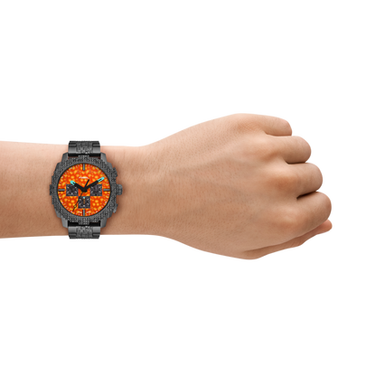 Fossil Men's Minecraft x Fossil Limited-Edition The Nether 44mm Chronograph Watch