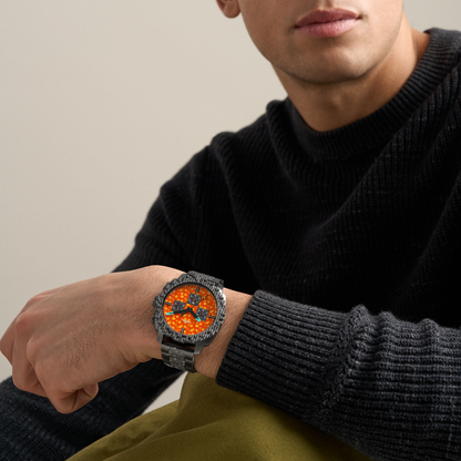 Fossil Men's Minecraft x Fossil Limited-Edition The Nether 44mm Chronograph Watch