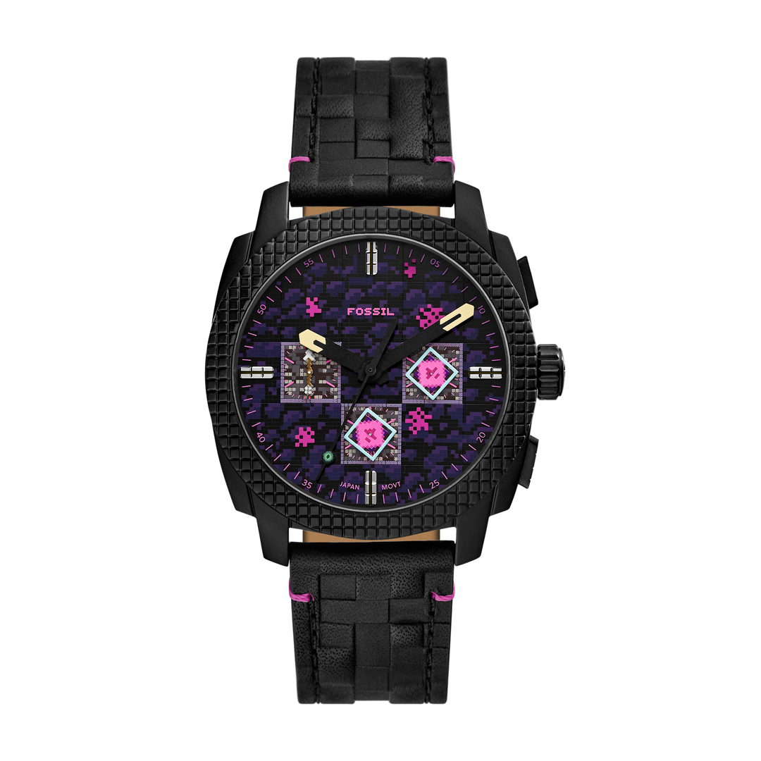 Fossil Men's Minecraft x Fossil Limited-Edition The End 44mm Chronograph Watch