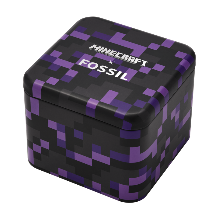 Fossil Men's Minecraft x Fossil Limited-Edition The End 44mm Chronograph Watch