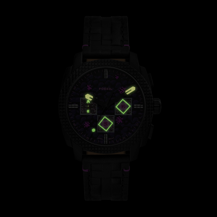 Fossil Men's Minecraft x Fossil Limited-Edition The End 44mm Chronograph Watch