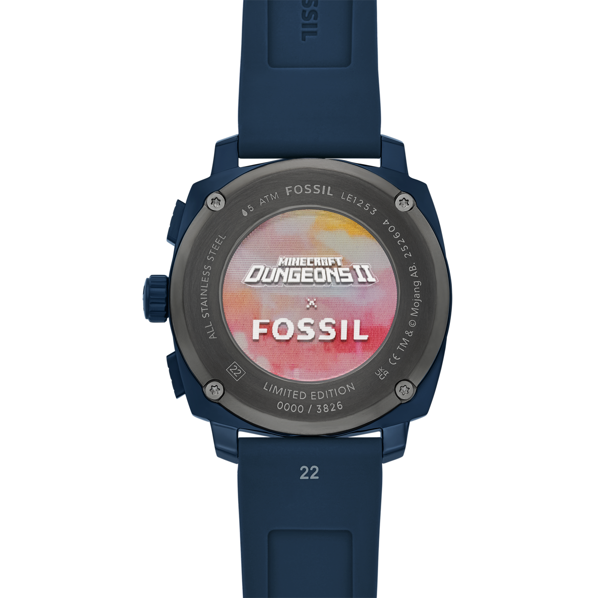 Fossil Men's Minecraft x Fossil Limited-Edition Dungeons II 44mm Watch