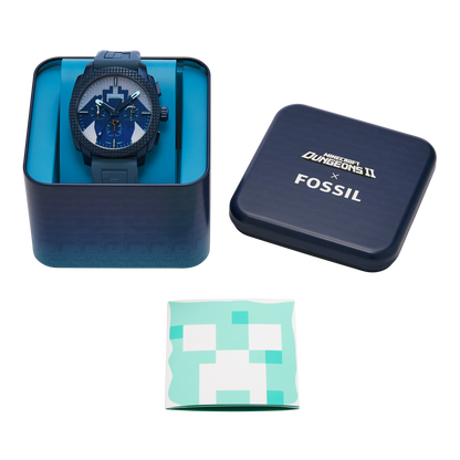 Fossil Men's Minecraft x Fossil Limited-Edition Dungeons II 44mm Watch