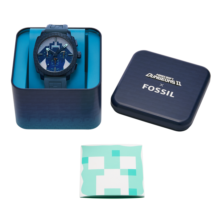 Fossil Men's Minecraft x Fossil Limited-Edition Dungeons II 44mm Watch