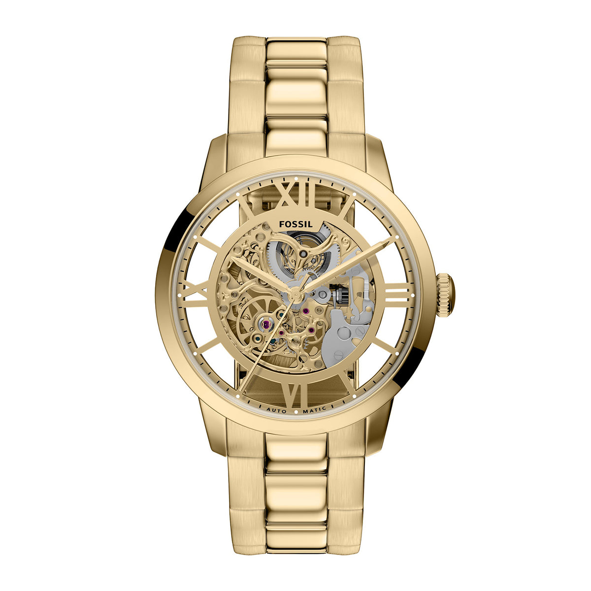 Fossil Men's Townsman Automatic Gold-Tone Stainless Steel Watch