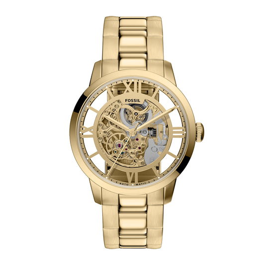 Fossil Men's Townsman Automatic Gold-Tone Stainless Steel Watch