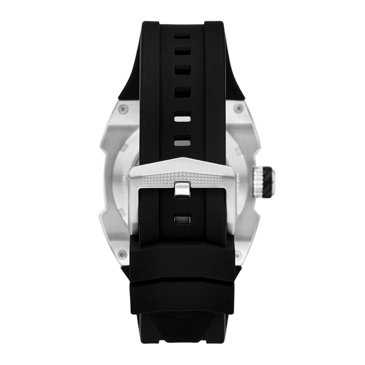 Fossil Men's Machine X1 42mm Automatic Black Silicone Watch
