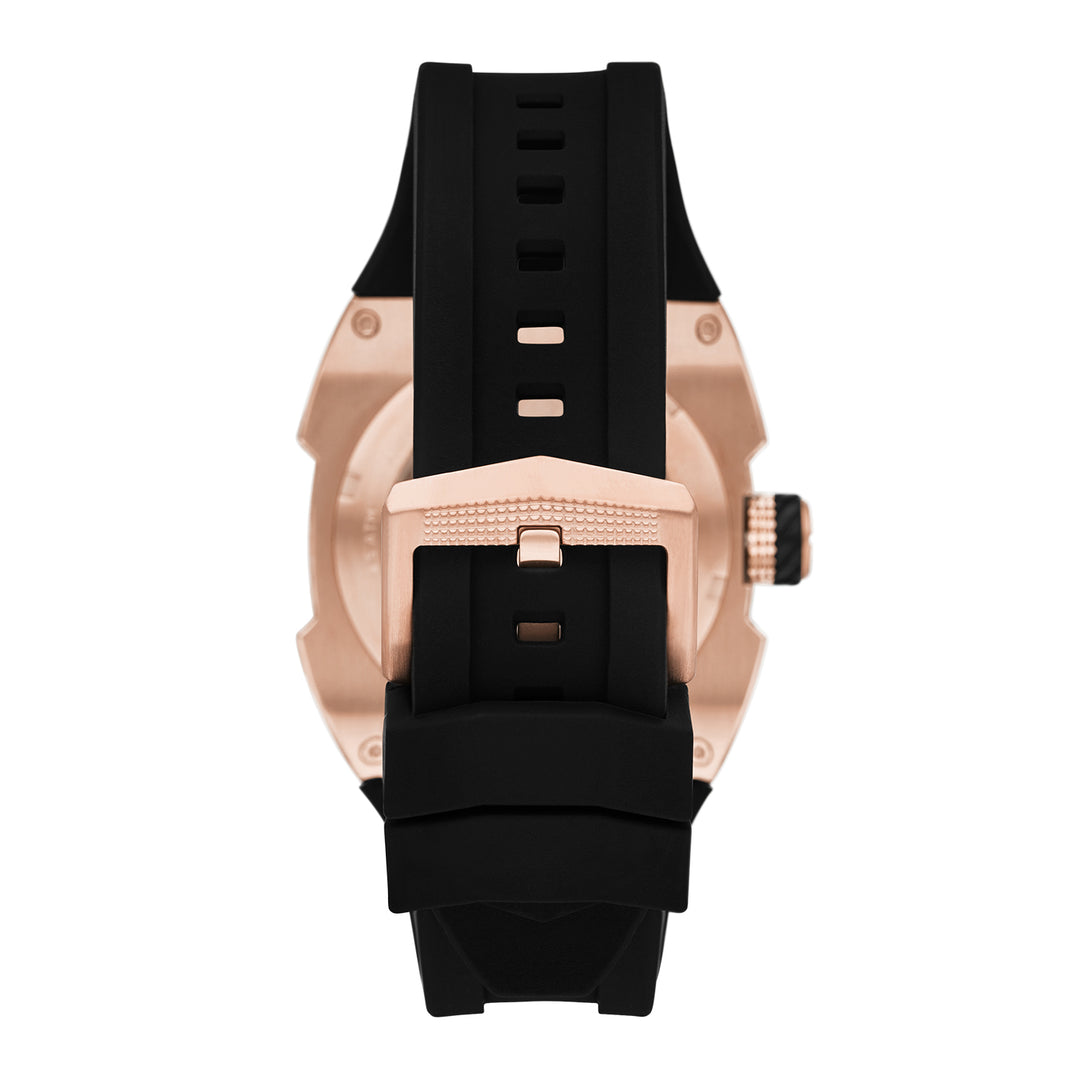 Fossil Men's Machine X1 42mm Automatic Black Silicone Watch