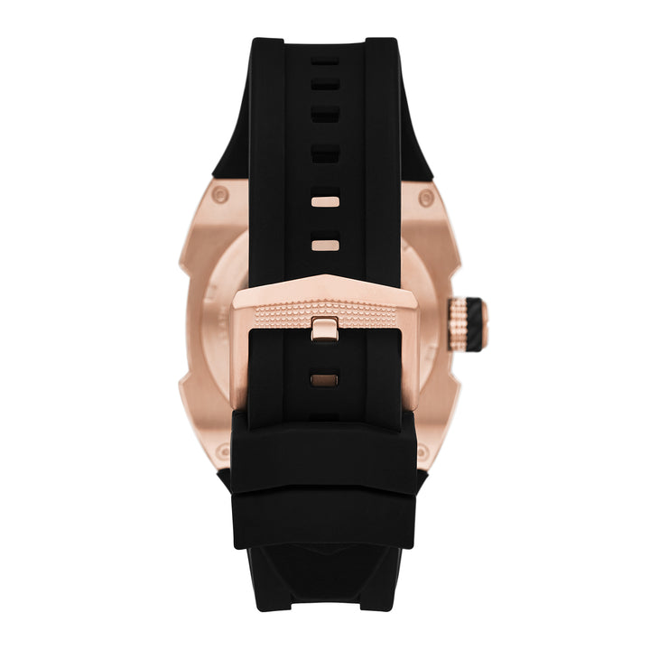 Fossil Men's Machine X1 42mm Automatic Black Silicone Watch