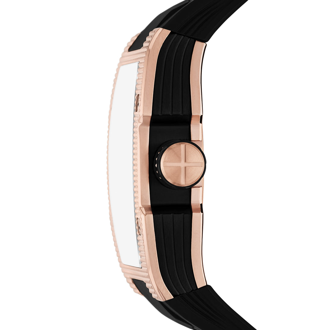 Fossil Men's Machine X1 42mm Automatic Black Silicone Watch