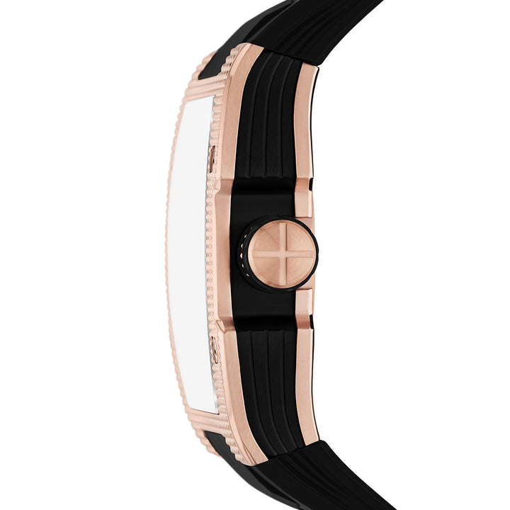Fossil Men's Machine X1 42mm Automatic Black Silicone Watch
