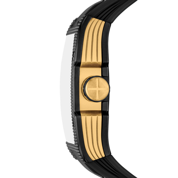 Fossil Men's Machine X1 42mm Automatic Black Silicone Watch