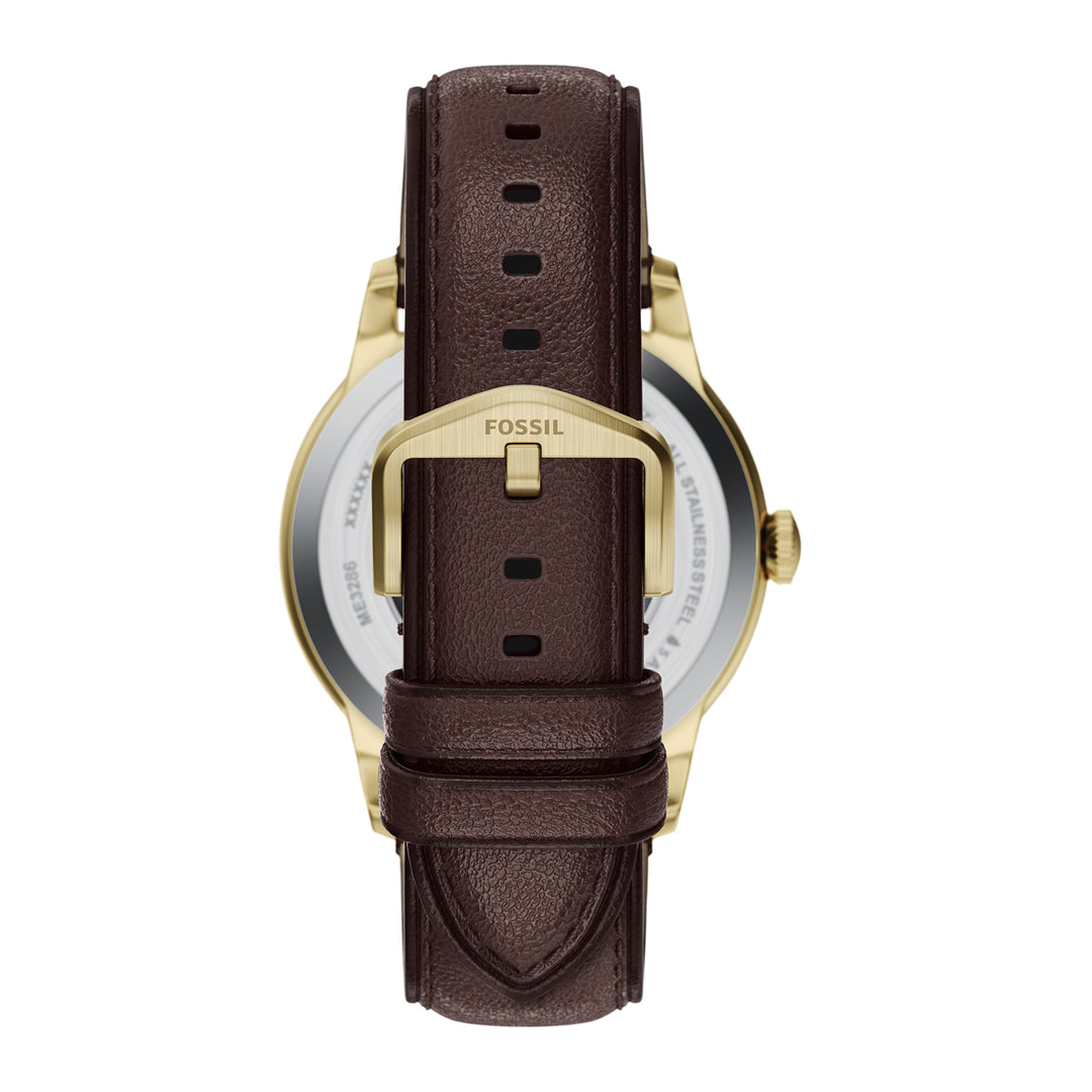 Fossil Men's Townsman 44mm Automatic Brown Leather Watch