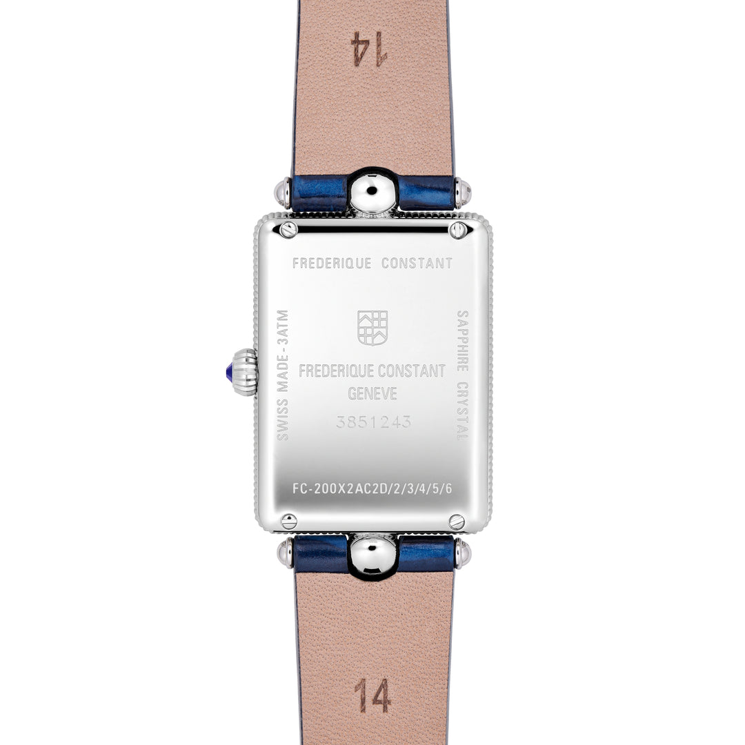 Frederique Constant Ladies Silver Tone Case White Dial Automatic Watch