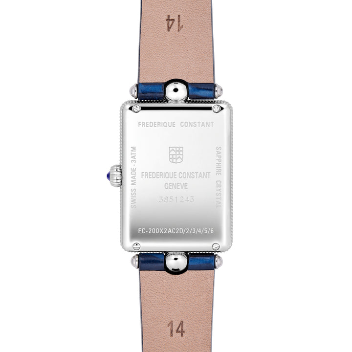 Frederique Constant Ladies Silver Tone Case White Dial Automatic Watch