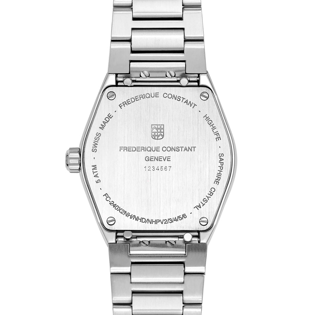 Frederique Constant Women's Silver Tone Case Blue Dial  Quartz Watch