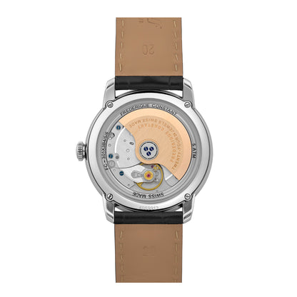 Frederique Constant Men's Silver Tone Case White Dial Automatic Watch - FC-301S3B6