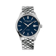 Frederique Constant Men's Silver Tone Case Blue Dial Automatic Watch