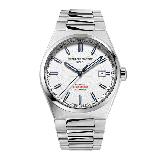 Frederique Constant Men's Watch Silver Tone Case Silver Dial Automatic Watch