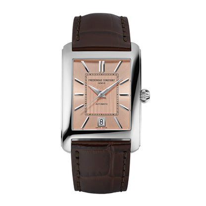 Frederique Constant Ladies Silver Tone Case Salmon Dial Automatic Watch - FC-303SAL4C6