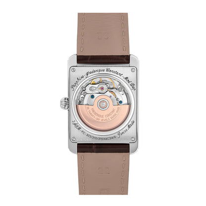 Frederique Constant Ladies Silver Tone Case Salmon Dial Automatic Watch - FC-303SAL4C6