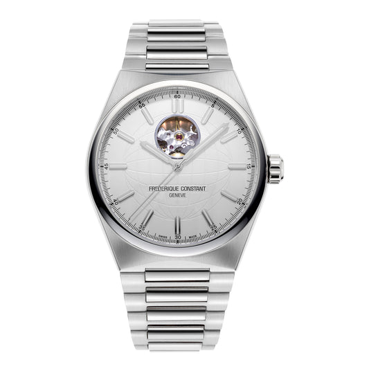 Frederique Constant Men's Rose Gold Tone Case White Dial Automatic Watch