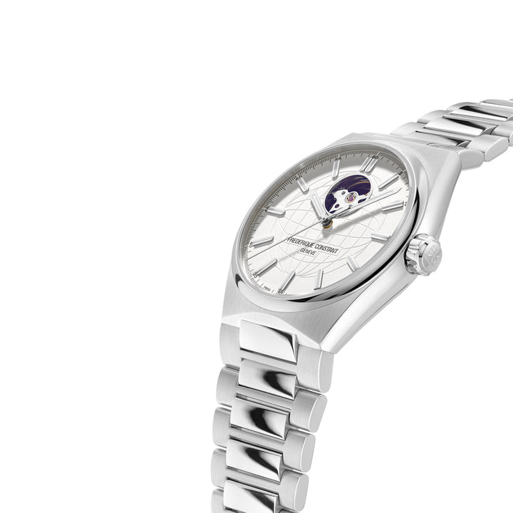 Frederique Constant Men's Rose Gold Tone Case White Dial Automatic Watch