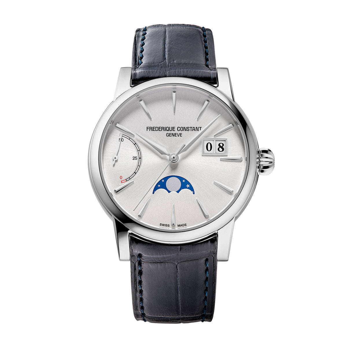 Frederique Constant Men's Silver Tone Case Silver Dial Automatic Watch
