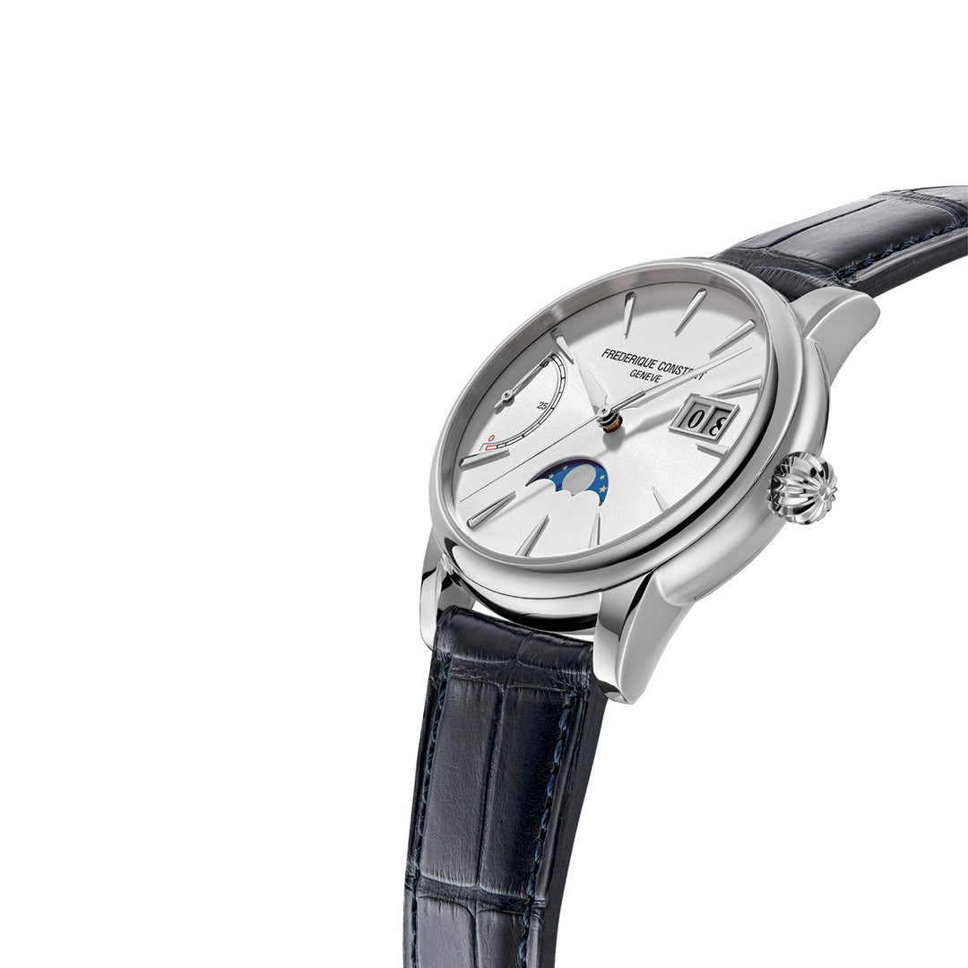 Frederique Constant Men's Silver Tone Case Silver Dial Automatic Watch