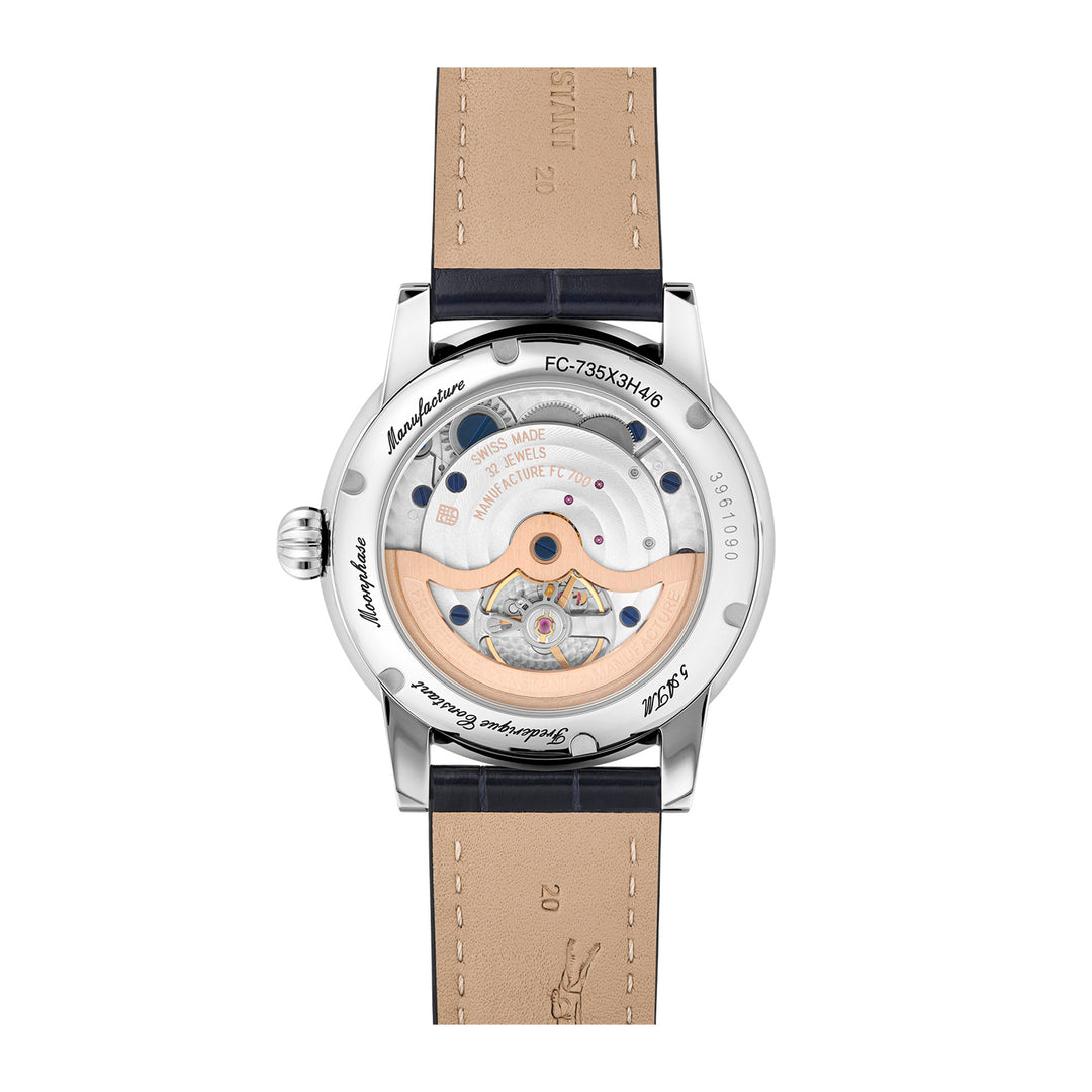 Frederique Constant Men's Silver Tone Case Silver Dial Automatic Watch