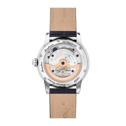 Frederique Constant Men's Silver Tone Case Silver Dial Automatic Watch