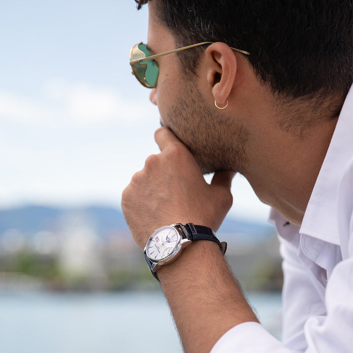 Frederique Constant Men's Silver Tone Case Silver Dial Automatic Watch